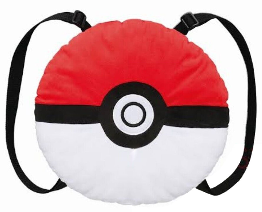 Pokeball Backpack - 13 Plush Bag